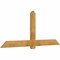 Ekena Millwork Eugene Rough Sawn Timber Gable Bracket, Western Red Cedar, 84"W x 35"H x 2"D x 6"F, 10/12 Pitch GBW084X35X0206EUG00RWR - alternate 5